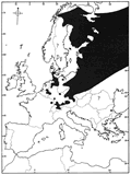 Aeshna subarctica - oblasť rozšírenia